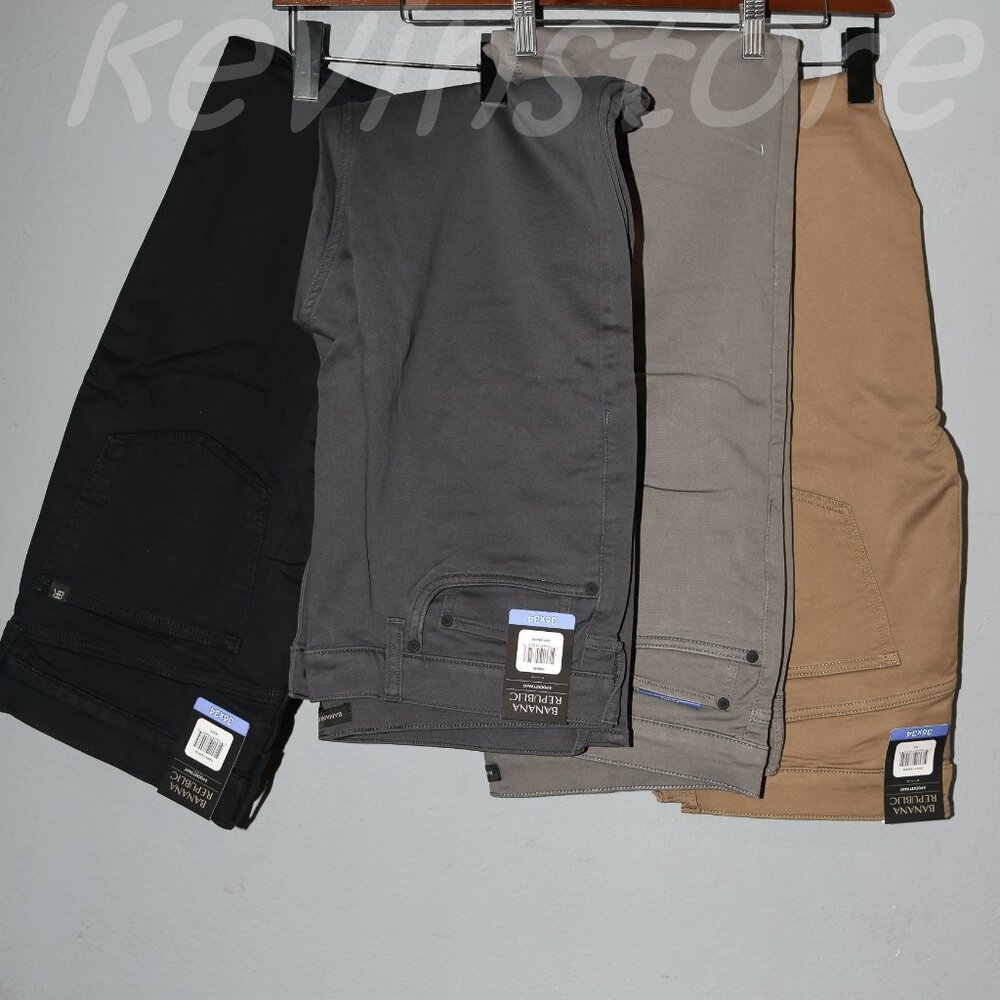 4 pairs Banana Republic‎ Men's 5 Pocket Pants . Price is for 4